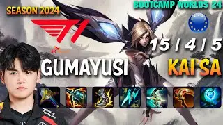 T1 Gumayusi KAI'SA vs LUCIAN ADC - Patch 14.19 EUW Ranked WORLDS 2024 Bootcamp | lolrec