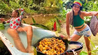 Jamaica's Coolest Off-Grid AIRBNB: Riverfront paradise with Waterfall and HOT TUB