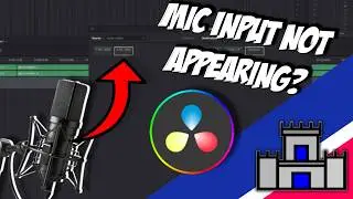 Микрофон не отображается в DaVinci Resolve 18 (FIX 2025)