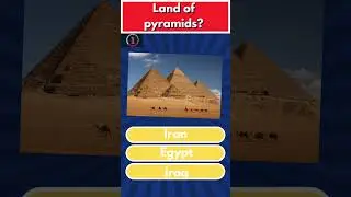 Land of pyramids #geographydiscoveries #quiz #amazinggeography #ronaldo #messi
