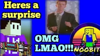 How I RickRolled Noobite PG3D LMAO😂😂😂😂 #shorts
