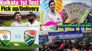|| IND🇮🇳VS  SA🇿🇦 Test series Kolkata Eden garden Ticket collection full process|| A to Z Box office 