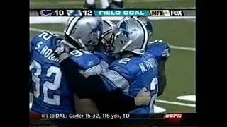 2003   Bears  at  Lions   Week 10