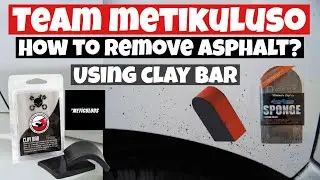 How to remove asphalt using clay bar
