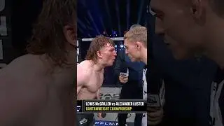 🔥 Lewis McGrillen-Evans and Alexander Luster get HEATED after incredible KO at #PFLGlasgow #PFL