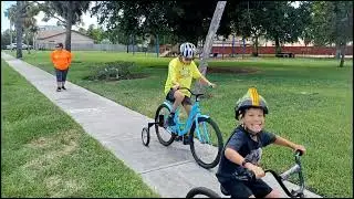 Training wheels for special needs or adults
