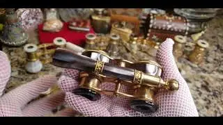 eBay Score! Antique Black Lip Mother Of Pearl Lorgnette Opera Glasses!!