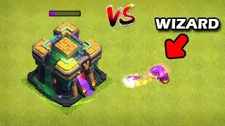 Макс. ратуша 14 (5 звезд) Испытание против 1 волшебника в Clash of Clans