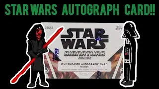 Star Wars Signature Series 2023 Autograph Card!!