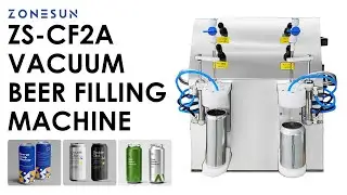 ZONESUN ZS-CF2A Vacuum Beer Filling Machine
