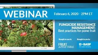 Webinar: Fungicide resistance management  Best practices in pome fruit