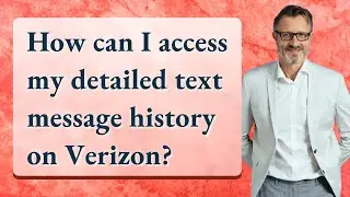 How can I access my detailed text message history on Verizon?