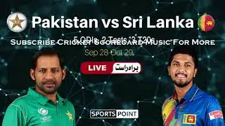 Pakistan Vs Sri Lanka   2017 { UAE } Scorecard Music