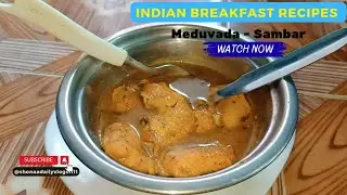 Authentic South Indian Medu Vada & Sambar Recipe | Easy & Crispy at Home