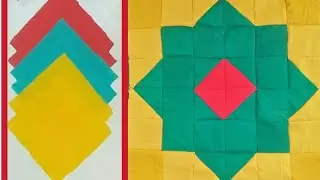 Flower design ralli,Quilt design,Simple beautiful rilli design