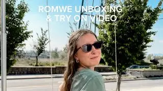 ROMWE UNBOXING & TRY OK HAUL @romweshop #ROMWE Discount Code: QXXW0841 for 15% off