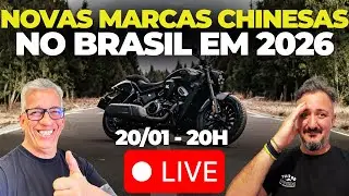 Novas marcas Chinesas no BRASIL em 2026, o que esperar? AO VIVO 📱