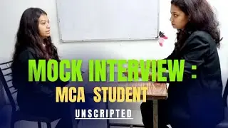 MCA Students' Mock Interview | Real-Life Job Interview Practice 🎯