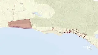 UPDATE: Evacuation orders issued for portions of southern Santa Barbara County