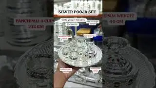silver pooja set 💕
