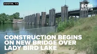 Pedestrian bridge construction begins in east Austin