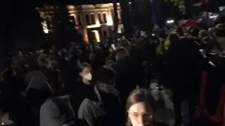 Demonstration at Poland Law and Justice Party offices after abortion ruling | AFP