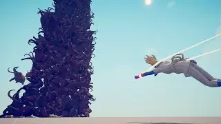 Super Peasant VS MASSIVE ARMIES｜Totally Accurate Battle Simulator TABS