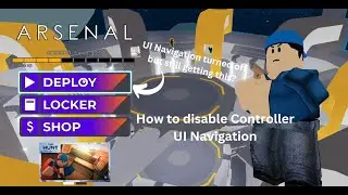 How to disable controller UI Navigation in Roblox