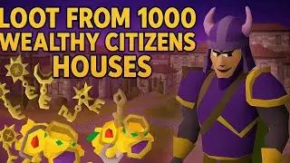 I Robbed 1,000 Wealthy Citizens&rsquo; Houses &ndash; The Loot (OSRS Ironman)#OSRS #OldSchoolRuneScape #Ironman