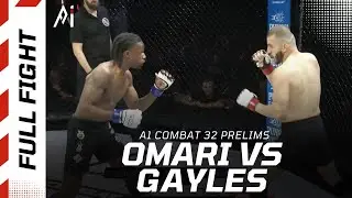 Tawfiqullah Omari vs Leo Gayles | A1 Combat 32 Prelims