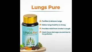 Natural protection against pollutants, harmful chemicals, dust and secondary smoke Lungs Pure