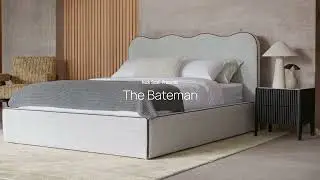Nick Scali Bateman Bed Frame with Gas-Lift Underbed Storage