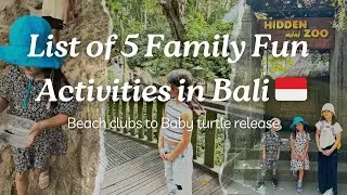 List of 5 Family Fun Activities in Bali  🇮🇩 #indonesia #familytravel #travel #발리 #가족여행 #발리추천