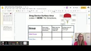 Sailer Surface Area of Drag Device - Google Slides