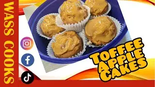 Cinnamon toffee apple cakes recipe
