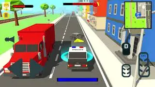 Free Android Police Car Game City Driver : Open World Gameplay #game #gaming #gameplay #androidgames