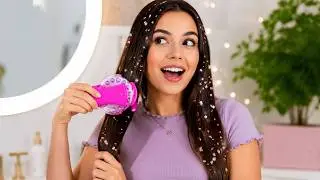 BRILLIANT HAIR HACKS AND BEAUTY TRENDS || From Nerd to Popular | Cool Hair Makeover Tips by 123 GO!