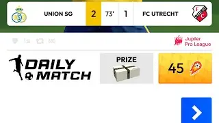 Score★Hero | Daily Match | - Union SG Vs. Utrecht