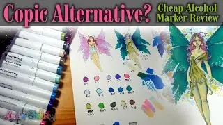 Copic Alternative? Cheap Alcohol Marker Review and Time Lapse