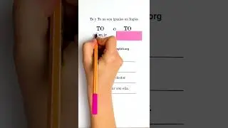 🧠TRUCO para USAR 'TO' en INGL&Eacute;S 🚀 COMO USAR ''TO'' en INGL&Eacute;S super f&aacute;cil en 1 minuto
