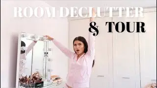 DECLUTTER AND ORGANISE MY ROOM WITH ME! & ROOM TOUR | Lockdown Vlog #2