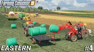 Loading Alfalfa Silage and Triticale Harvest | Farming on Eastern | Farming Simulator 19 | Episode 4