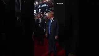 Donald Trump enters RNC hall for night 2