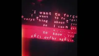 ekoda - i want to forget everything about you so i can get to know you all over again.