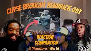 CLIPSE  Brought KENDRICK LAMAR Out in LA Performance CHAINS & WHIPS | Reaction Compilation