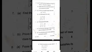 Ranchi University CC-06(group theory & matrics)#pyq #mathematics #study #song #students