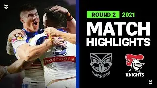 NRL Highlights | Warriors v Knights Match Highlights | Round 2 2021 | Telstra Premiership | NRL