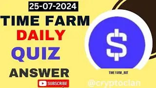 Time Farm Airdrop Daily Quiz and Answer| When was the London Hard Fork upgrade implemented on the