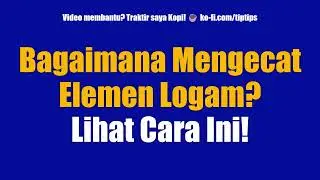 Bagaimana Mengecat Elemen Logam? Lihat Cara Ini!