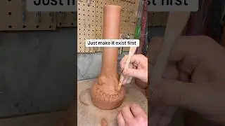 Short sculpting video #clay #ceramics #sculpting #pottery #wheelthrowing